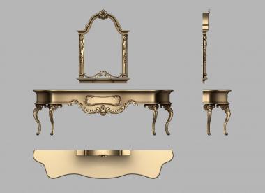 Tables (Dressing table, STL_0429) 3D models for cnc