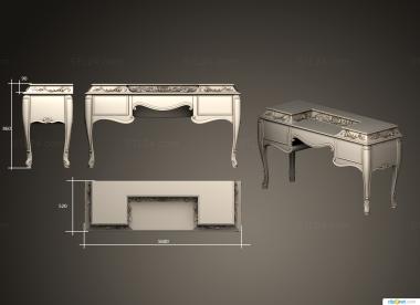 Tables (Ottoman and table, STL_0443) 3D models for cnc