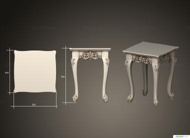 Tables (Tabouret, STL_0449) 3D models for cnc