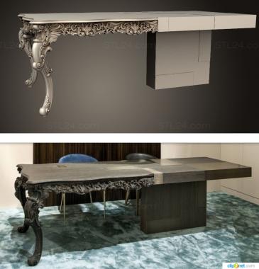 Tables (Chest of drawers and console, STL_0451) 3D models for cnc