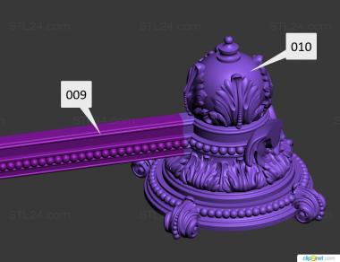 Столы (Тумба с каменной столешницей, STL_0459) 3D модель для ЧПУ станка