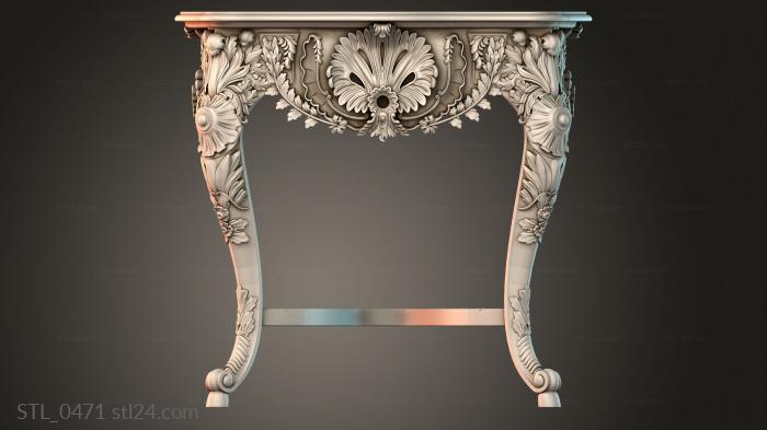 Tables (STL_0471) 3D models for cnc