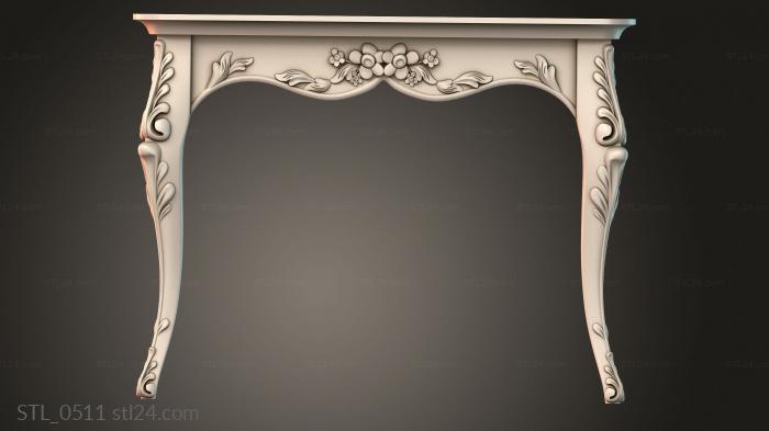 Tables (STL_0511) 3D models for cnc