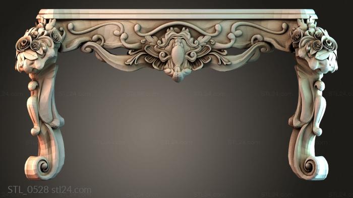 Tables (STL_0528) 3D models for cnc