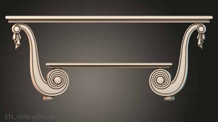 Tables (STL_0546) 3D models for cnc