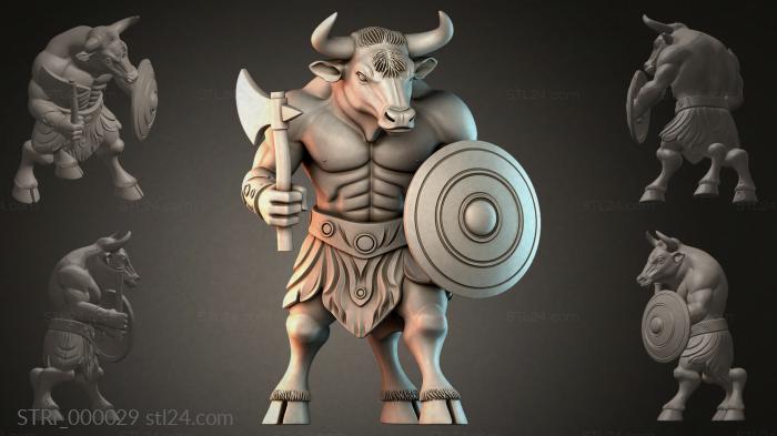 Various figurines (STRI_000029) 3D models for cnc