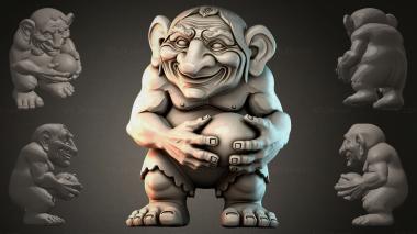 Various figurines STRI_000121 3d model