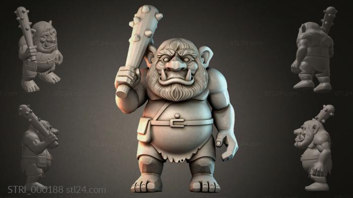 Various figurines (STRI_000188) 3D models for cnc