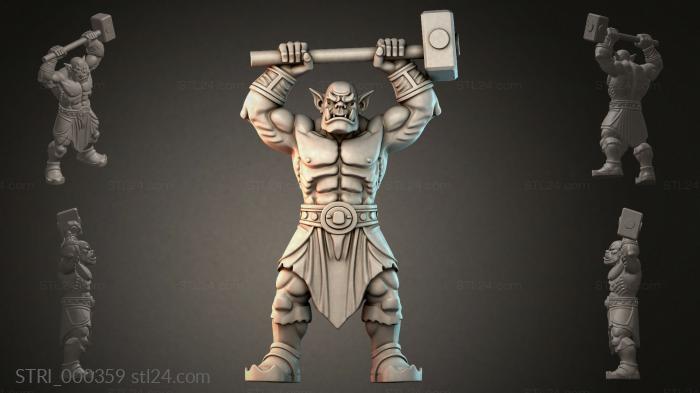 Various figurines (STRI_000359) 3D models for cnc