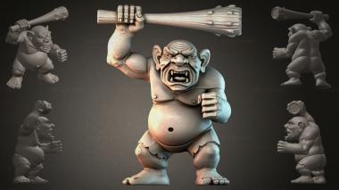 Various figurines STRI_000456 3d model