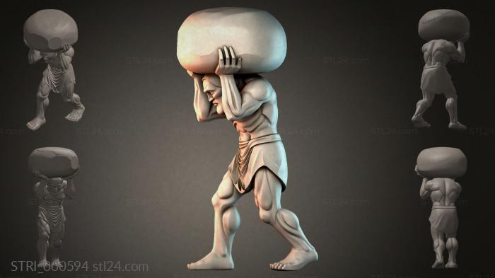 Various figurines (STRI_000594) 3D models for cnc