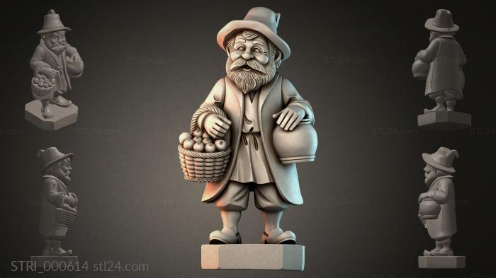 Various figurines (STRI_000614) 3D models for cnc