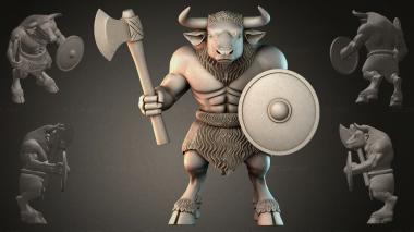 Various figurines STRI_000634 3d model