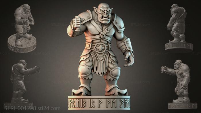 Various figurines (STRI_001228) 3D models for cnc