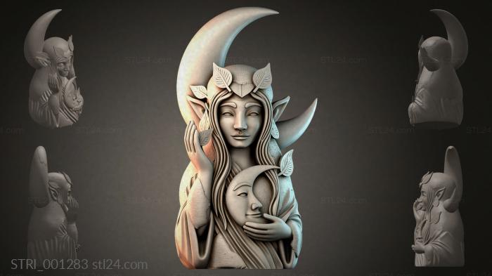 Various figurines (STRI_001283) 3D models for cnc