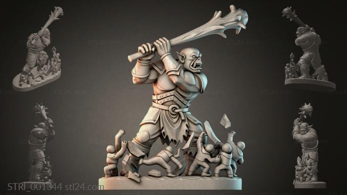 Various figurines (STRI_001344) 3D models for cnc