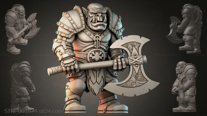 Various figurines (STRI_001574) 3D models for cnc