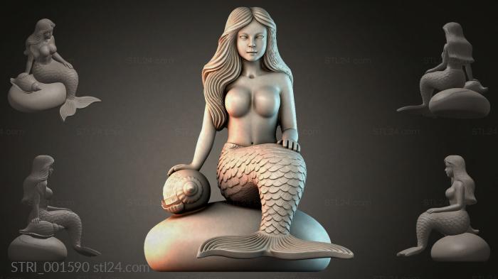 Various figurines (STRI_001590) 3D models for cnc