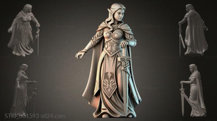 Various figurines (STRI_001593) 3D models for cnc