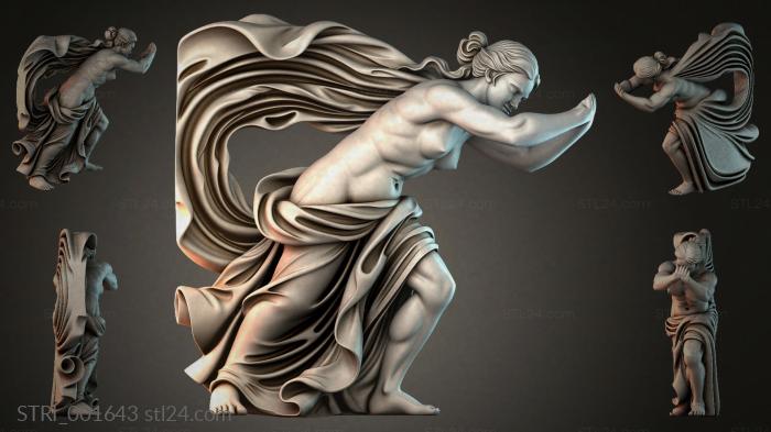 Статуэтки разные (STRI_001643) 3D модель для ЧПУ станка