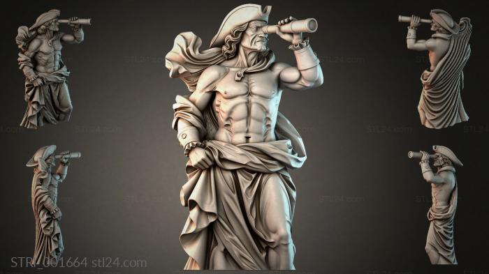 Статуэтки разные (STRI_001664) 3D модель для ЧПУ станка