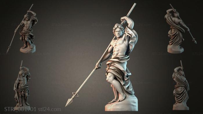 Статуэтки разные (STRI_001701) 3D модель для ЧПУ станка