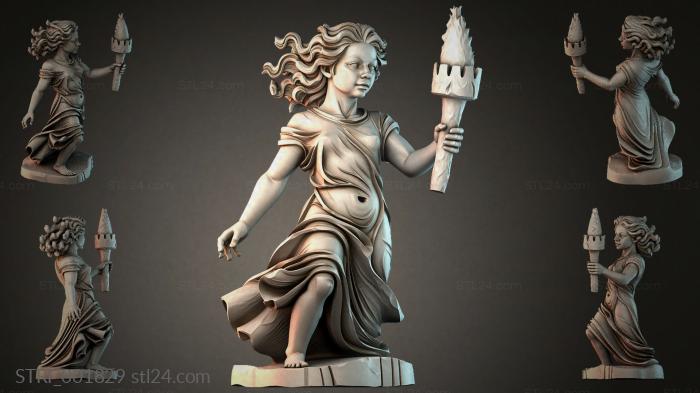 Статуэтки разные (STRI_001829) 3D модель для ЧПУ станка
