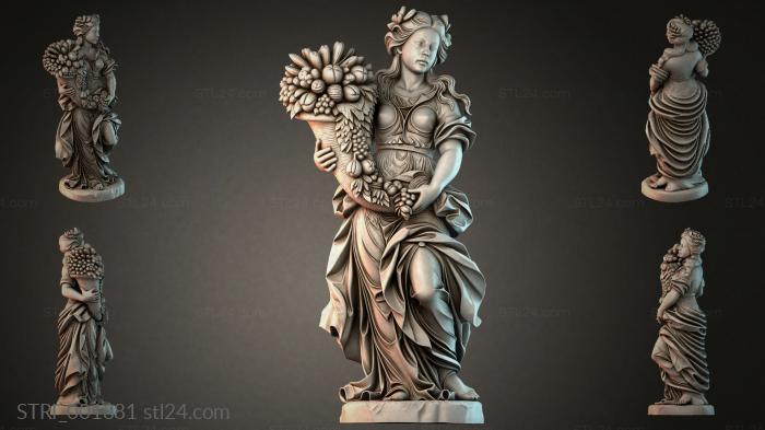 Статуэтки разные (STRI_001881) 3D модель для ЧПУ станка