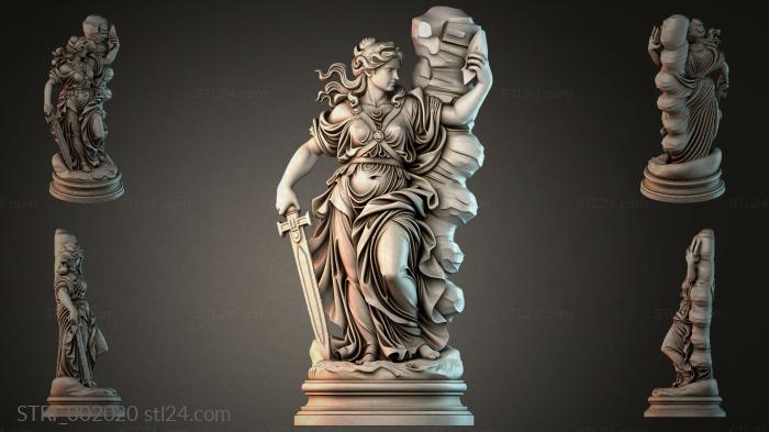 Статуэтки разные (STRI_002020) 3D модель для ЧПУ станка