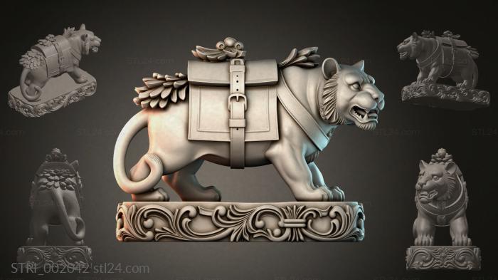 Статуэтки разные (STRI_002042) 3D модель для ЧПУ станка