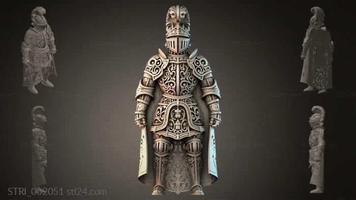 Статуэтки разные (STRI_002051) 3D модель для ЧПУ станка