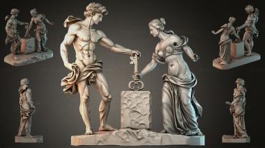 Various figurines STRI_002268 3d model