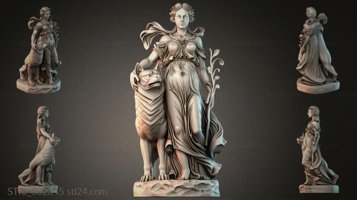 Статуэтки разные (STRI_002345) 3D модель для ЧПУ станка