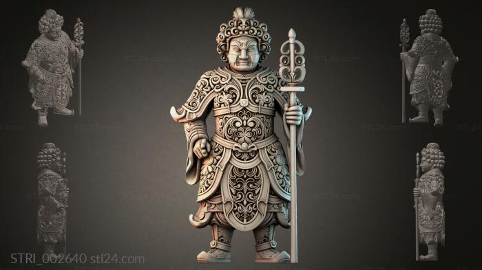 Статуэтки разные (STRI_002640) 3D модель для ЧПУ станка
