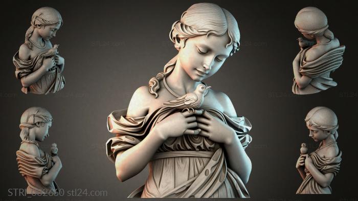 Статуэтки разные (STRI_002660) 3D модель для ЧПУ станка