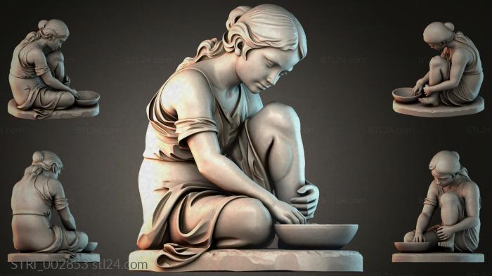 Статуэтки разные (STRI_002853) 3D модель для ЧПУ станка