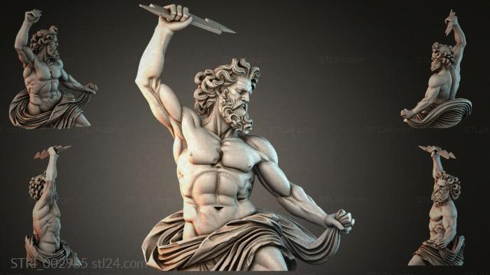Статуэтки разные (STRI_002965) 3D модель для ЧПУ станка