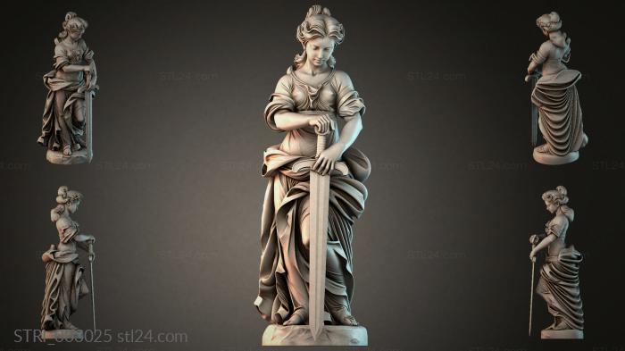 Статуэтки разные (STRI_003025) 3D модель для ЧПУ станка