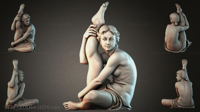 Статуэтки разные (STRI_003044) 3D модель для ЧПУ станка