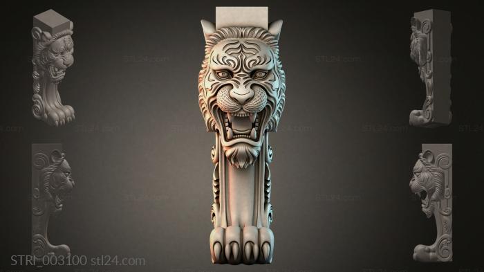 Статуэтки разные (STRI_003100) 3D модель для ЧПУ станка