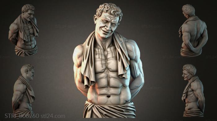 Статуэтки разные (STRI_003260) 3D модель для ЧПУ станка