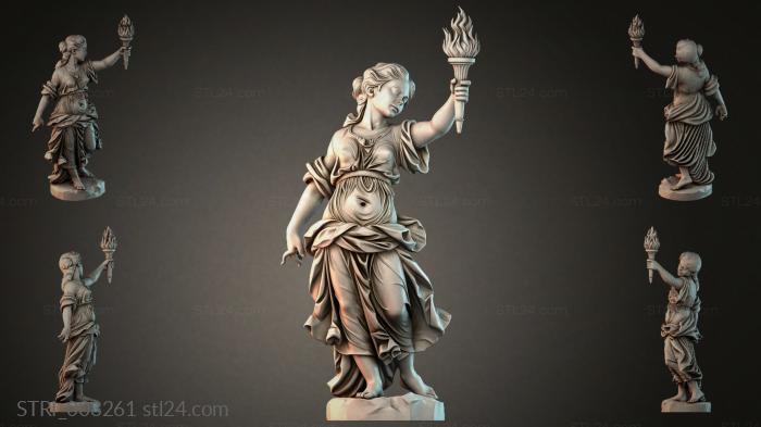Статуэтки разные (STRI_003261) 3D модель для ЧПУ станка