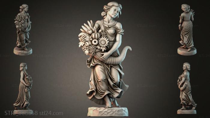 Статуэтки разные (STRI_003358) 3D модель для ЧПУ станка