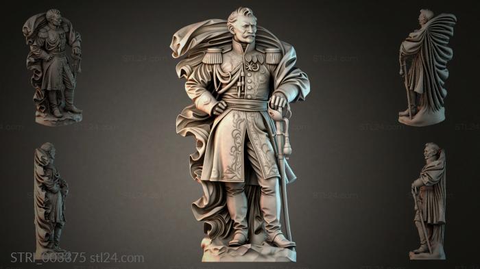 Статуэтки разные (STRI_003375) 3D модель для ЧПУ станка
