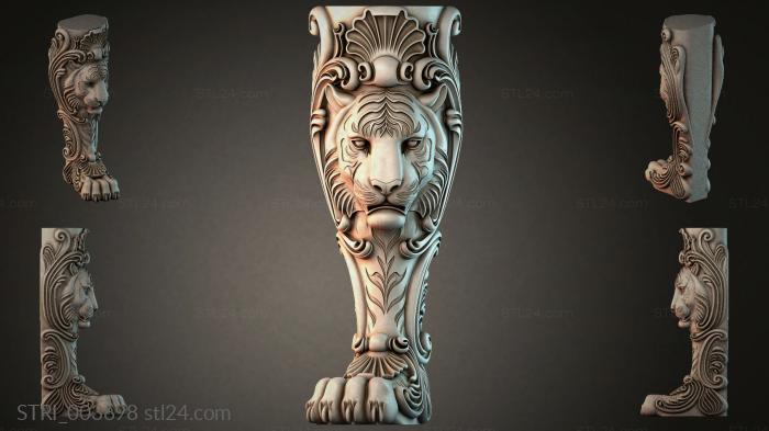 Статуэтки разные (STRI_003698) 3D модель для ЧПУ станка