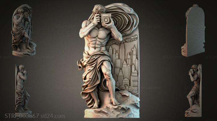 Статуэтки разные (STRI_003867) 3D модель для ЧПУ станка