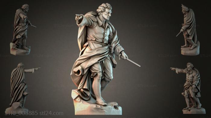 Статуэтки разные (STRI_003885) 3D модель для ЧПУ станка