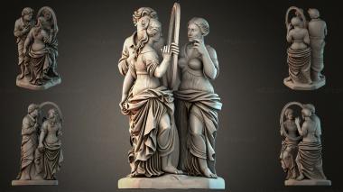 Various figurines STRI_004122 3d model
