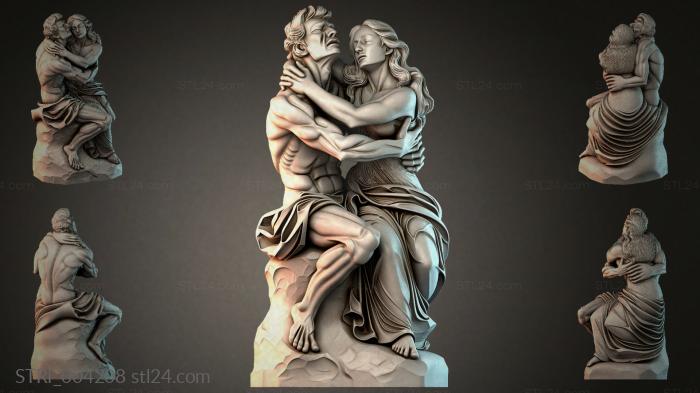 Статуэтки разные (STRI_004208) 3D модель для ЧПУ станка