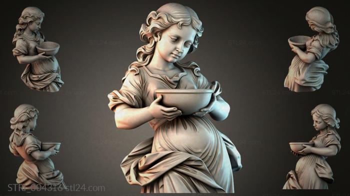 Статуэтки разные (STRI_004316) 3D модель для ЧПУ станка